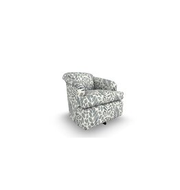 2568-1 Swivel Chair Denim 29052 Grade D