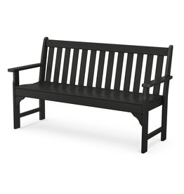 Polywood GNB60BL Vineyard 60" Bench Black