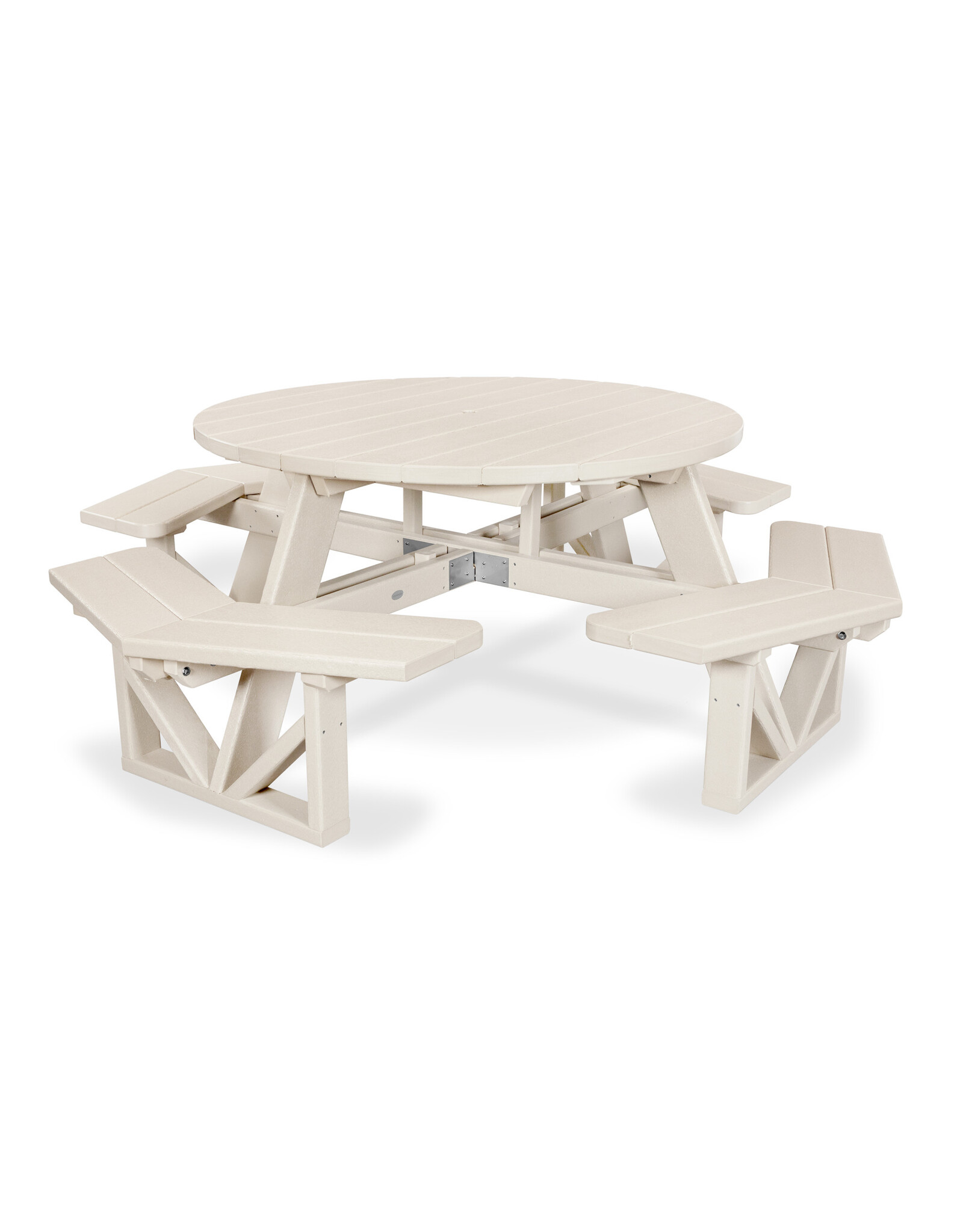 Polywood PH53SA Park 53" Octagon Table Sand