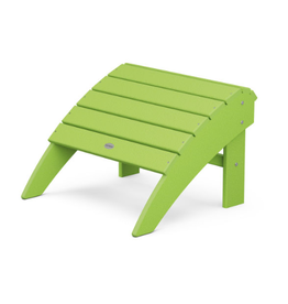 Polywood OT600LI  Vineyard Curveback  Adirondack Ottoman Lime