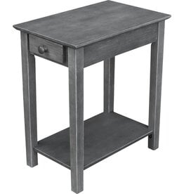 OT105-2214-HW16 Narrow End Table Heather Gray