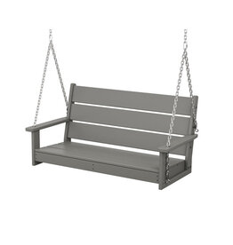 Polywood MNS481GY Lakeside 48” Swing in Slate Grey