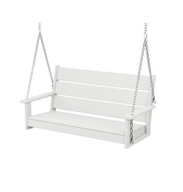 Polywood MNS481WH Lakeside 48” Swing in White