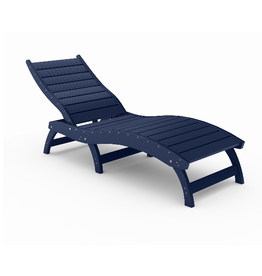 SCCL001-PA-PA Curved Chaise Lounge in Patriot Blue