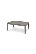 Polywood CT2842GY Newport 28" x 42" Coffee Table in Slate Grey