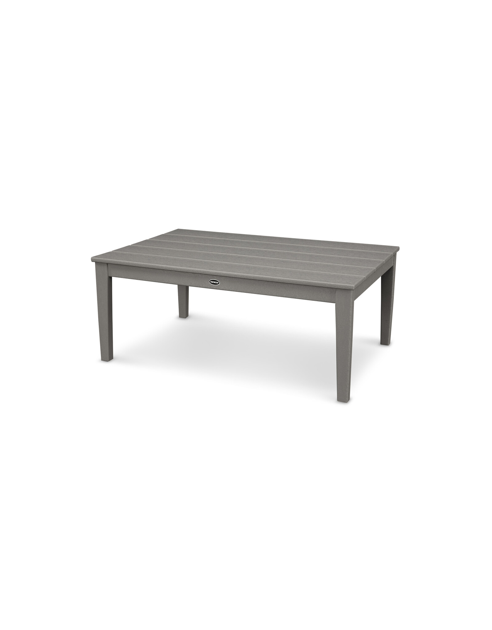 Polywood CT2842GY Newport 28" x 42" Coffee Table in Slate Grey