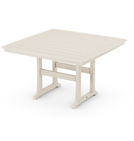 Polywood PLR85-T2L1SA Nautical Trestle 59" Counter Table Sand