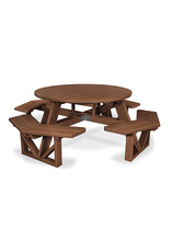 Polywood PH53TE Park 53" Octagon Table Teak