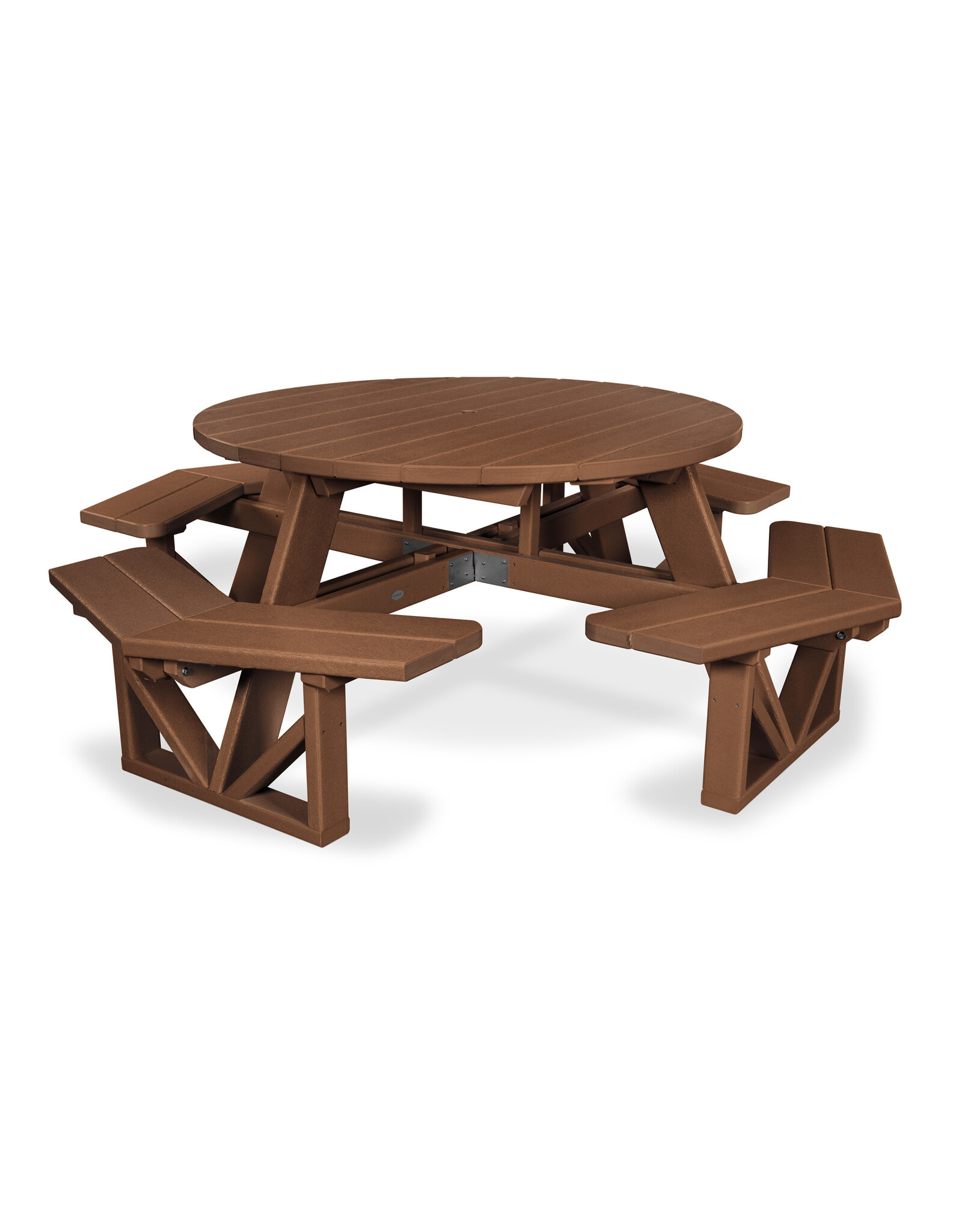 Polywood PH53TE Park 53" Octagon Table Teak