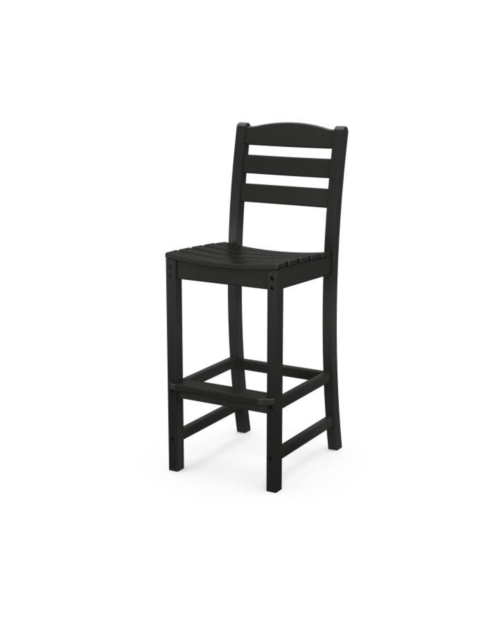 Polywood TD102BL La Casa Bar Side Chair Black