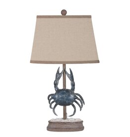 LPS-408 Blue Crab Table Lamp