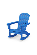 Polywood ADR410PB Nautical Adirondack Rocking Chair Pacific Blue