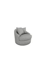 2978R Swivel Barrel Chair Charcoal 21553C Grade A