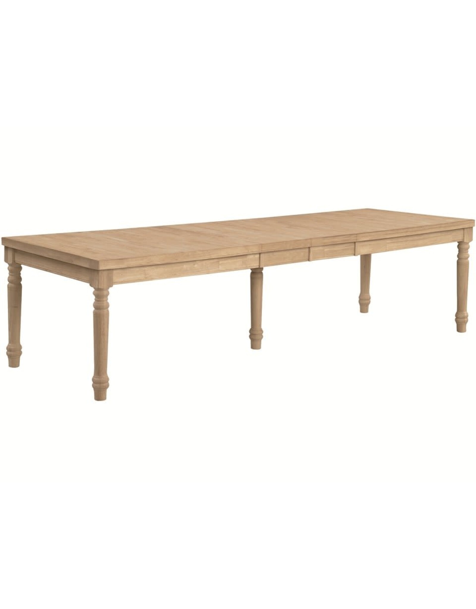 T-42120XXT / T-51B Farmhouse Large Extension Table Top w/ Turned Legs (Set of 5)