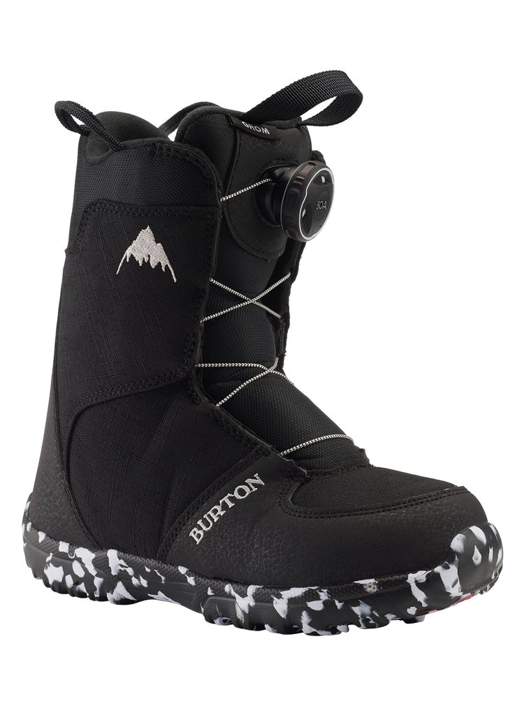 Burton Kids' Grom BOA Snowboard Boots | Black