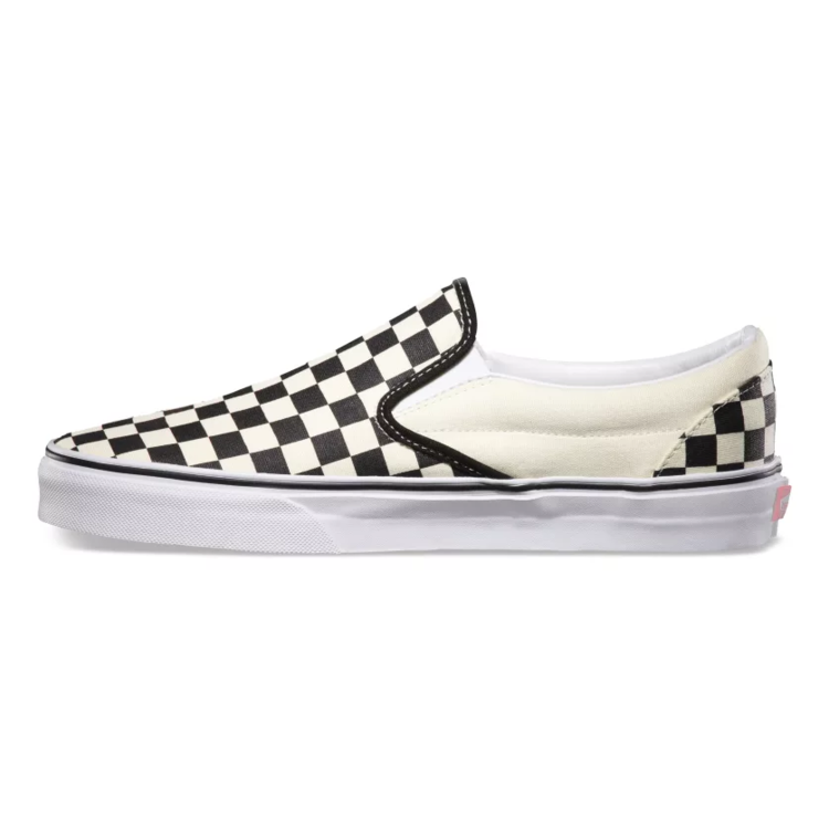 Vans Checkerboard Classic Slip-On | Black/White