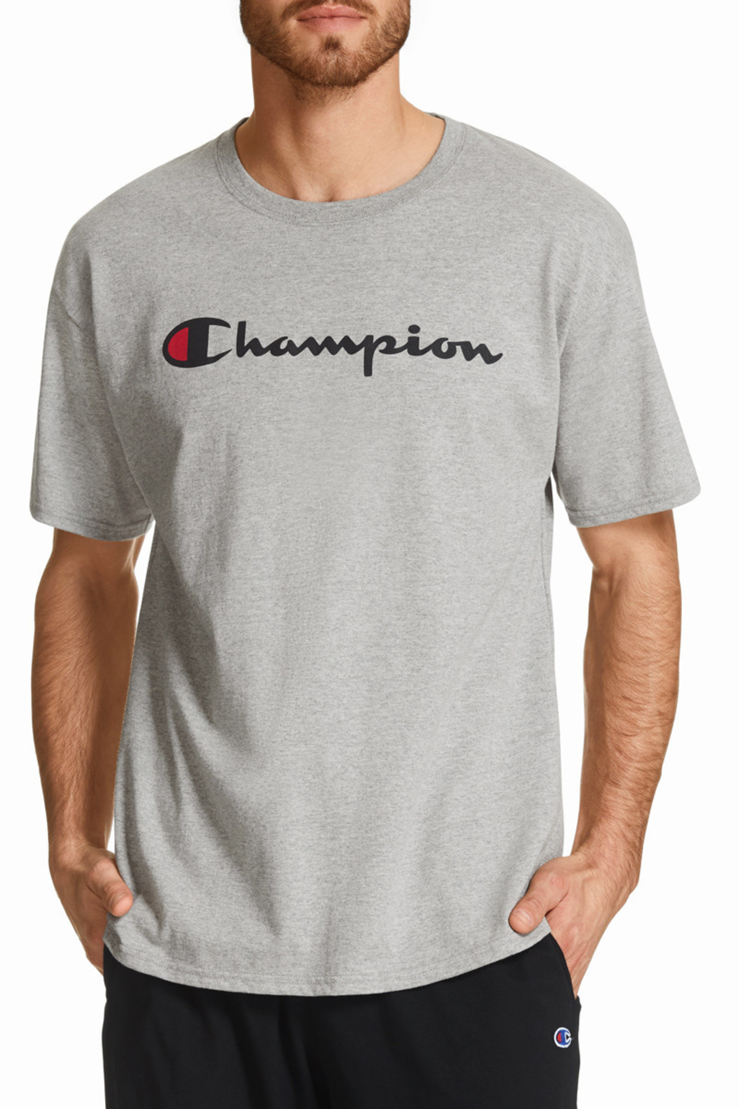 CHAMPION JSY SS TEE | GREY - The Choice 