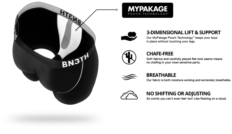 BN3TH BN3TH Infinite Boxer Brief | Ash