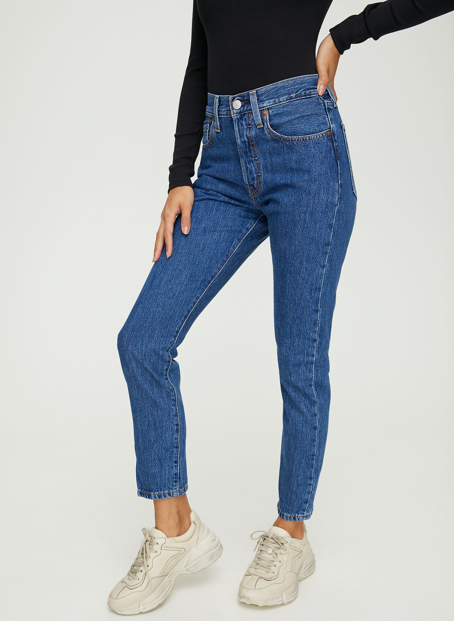 levi's 501 skinny sansome stonewash