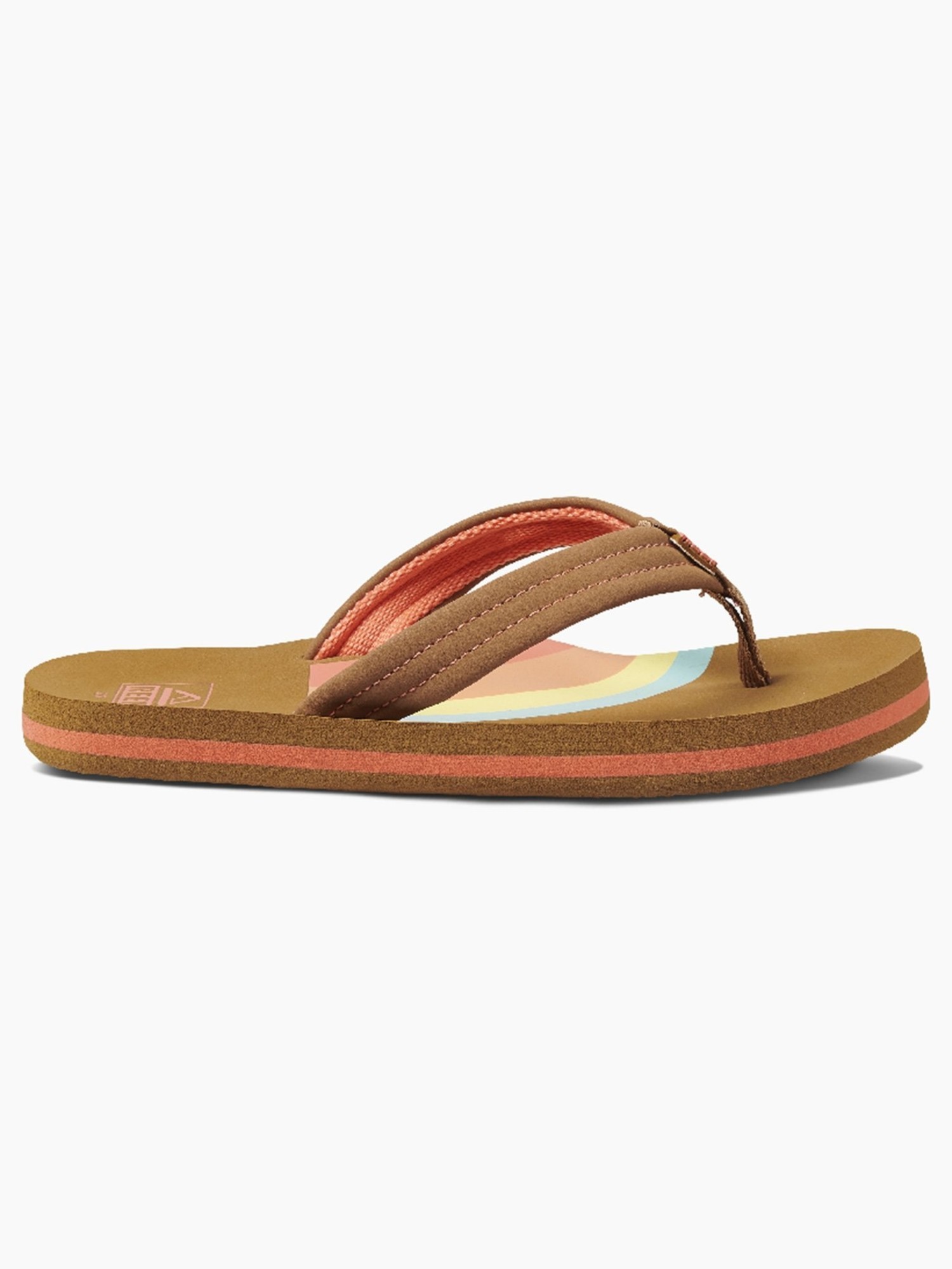 reef rainbow flip flops