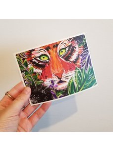 Grandpa Tiger Sticker