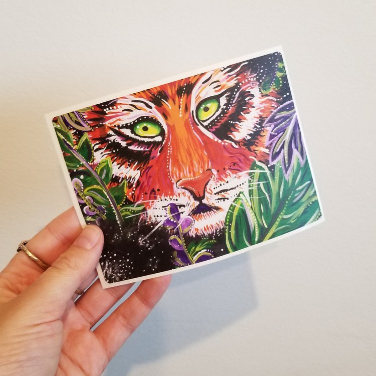 TNT Artwork Grandpa Tiger Sticker