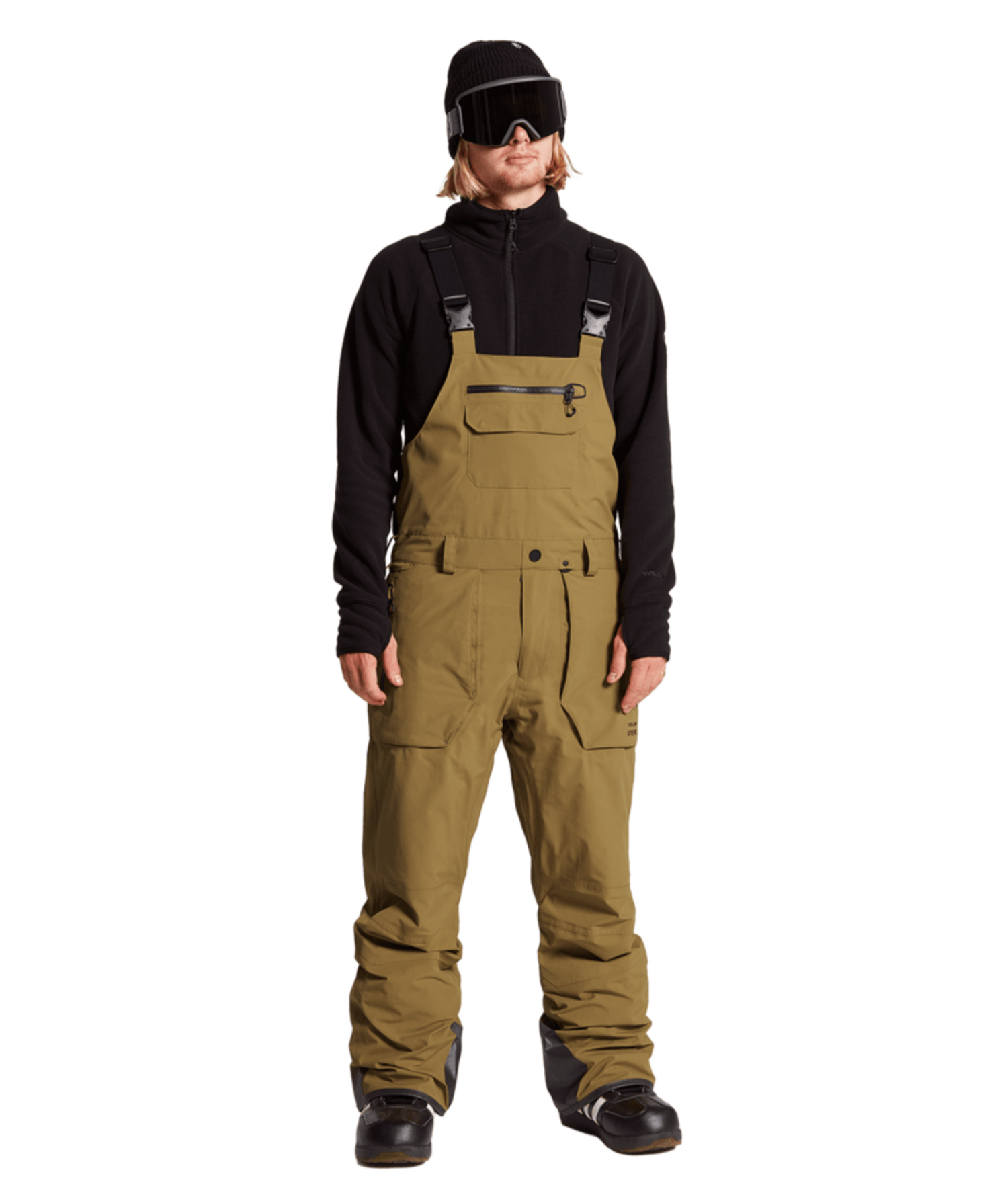 Volcom Rain Gore Bib Overall Burnt 