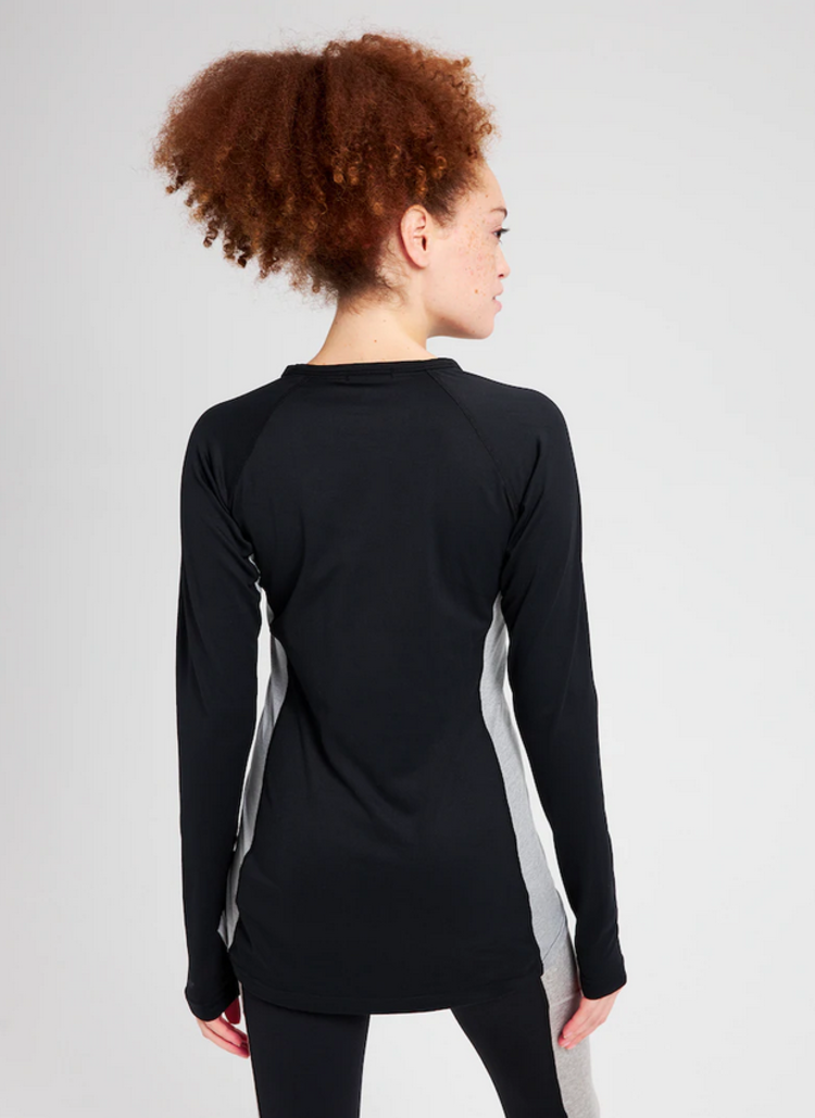 Burton Women's Midweight X Base Layer Crew | True Black