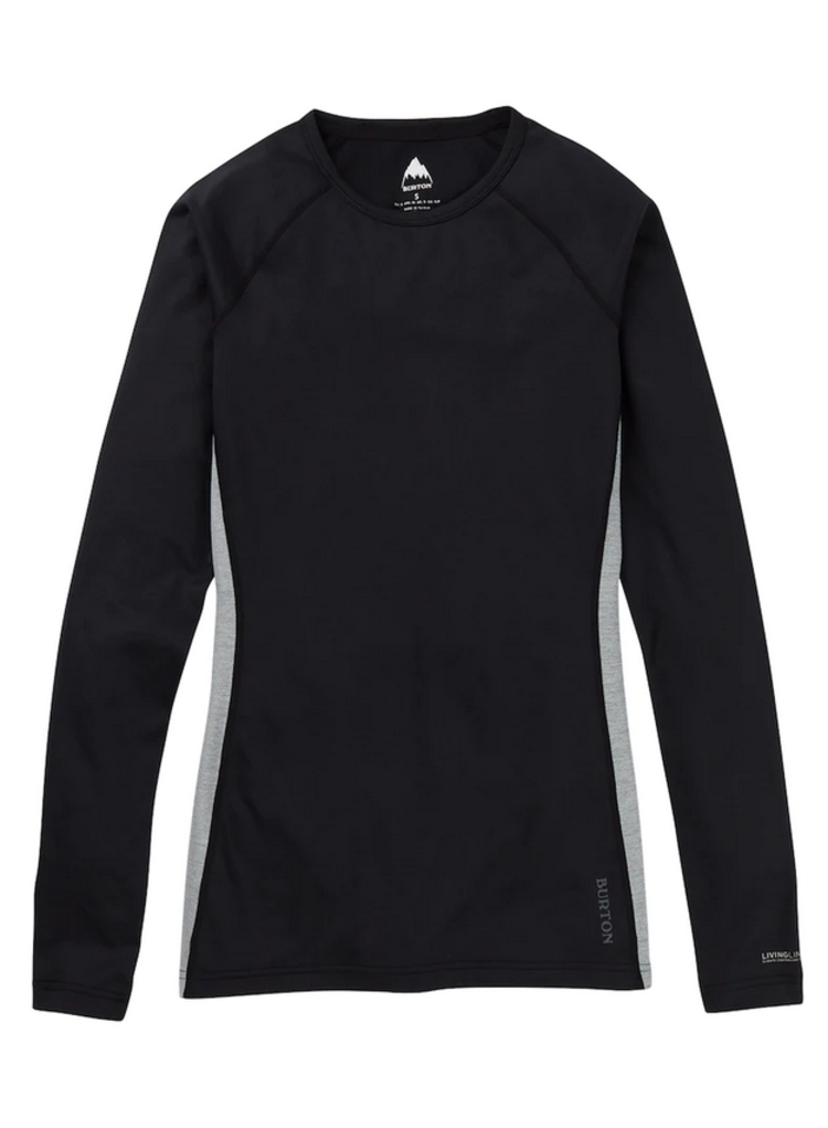 Burton Women's Midweight X Base Layer Crew | True Black