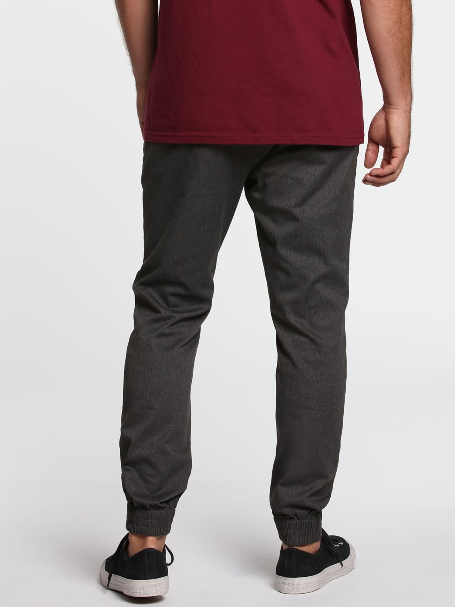 Volcom Frickin Slim Jogger Charcoal Shop Now The Choice Shop