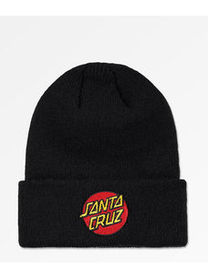 Santa Cruz Classic Dot Beanie | Black