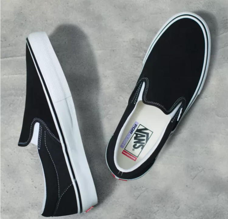 Vans Skate Slip-On | Black and White