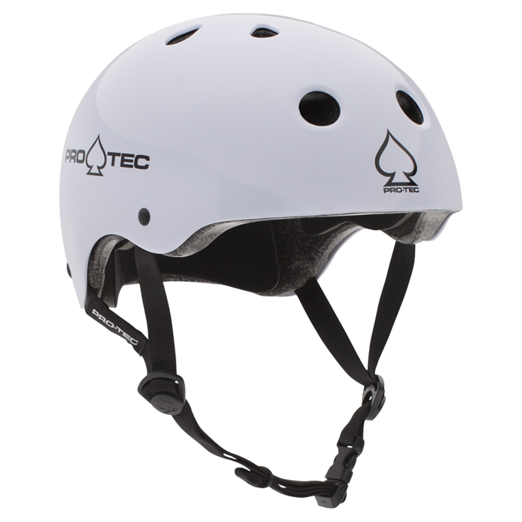 Protec Classic Certified Skate/Bike Helmet | Gloss White