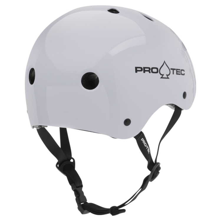 Protec Classic Certified Skate/Bike Helmet | Gloss White