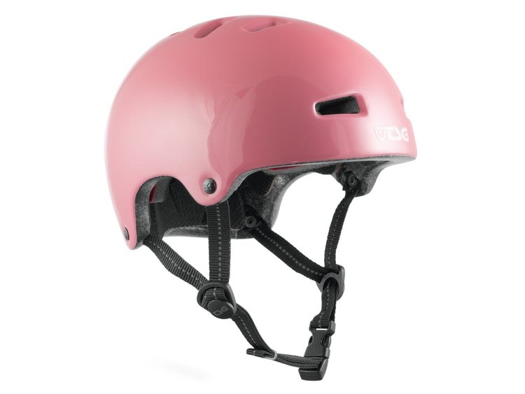 TSG Nipper Mini Helmet | Gloss Baby Pink