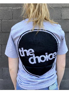 The Choice Shop The Choice Shop Circle Logo T-Shirt | Athletic Grey