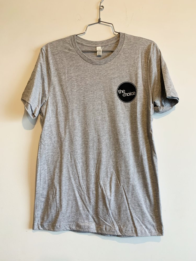 The Choice Shop The Choice Shop Circle Logo T-Shirt | Athletic Grey