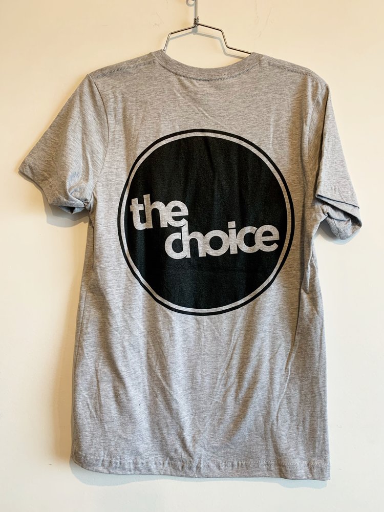 The Choice Shop The Choice Shop Circle Logo T-Shirt | Athletic Grey