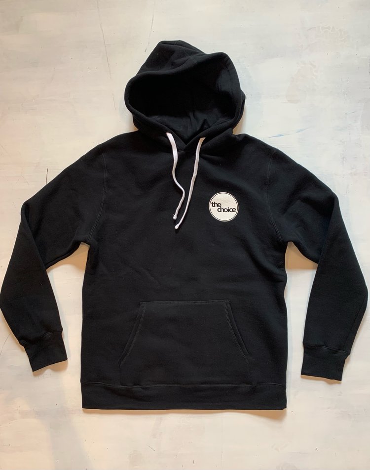 The Choice Shop The Choice Shop Circle Logo Hoodie | Black