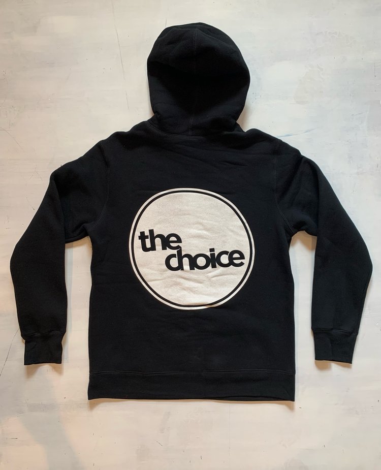 The Choice Shop Circle Logo Hoodie | Black