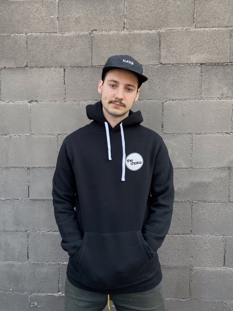 The Choice Shop Circle Logo Hoodie | Black