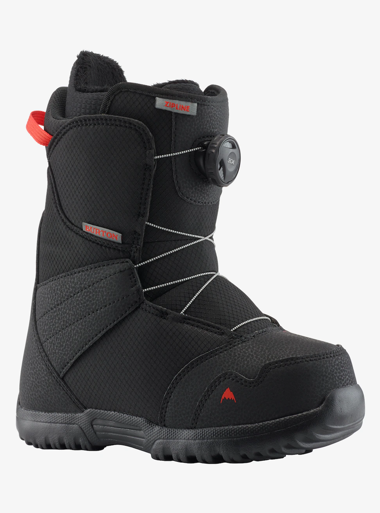 Burton Burton Kids' Zipline BOA® Snowboard Boots  | Black