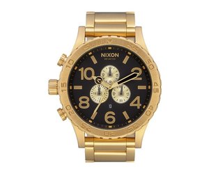 NIXON 51-30 CHRONO ALL GOLD/BLACK - The Choice Shop