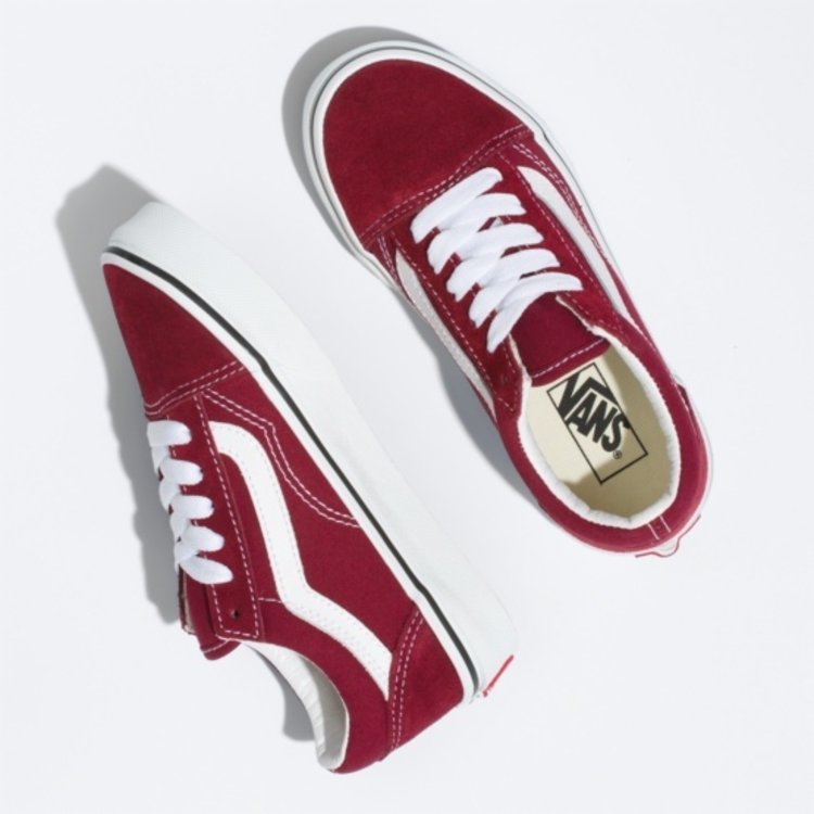Vans Vans Kids Old Skool | Pomegranate and True White