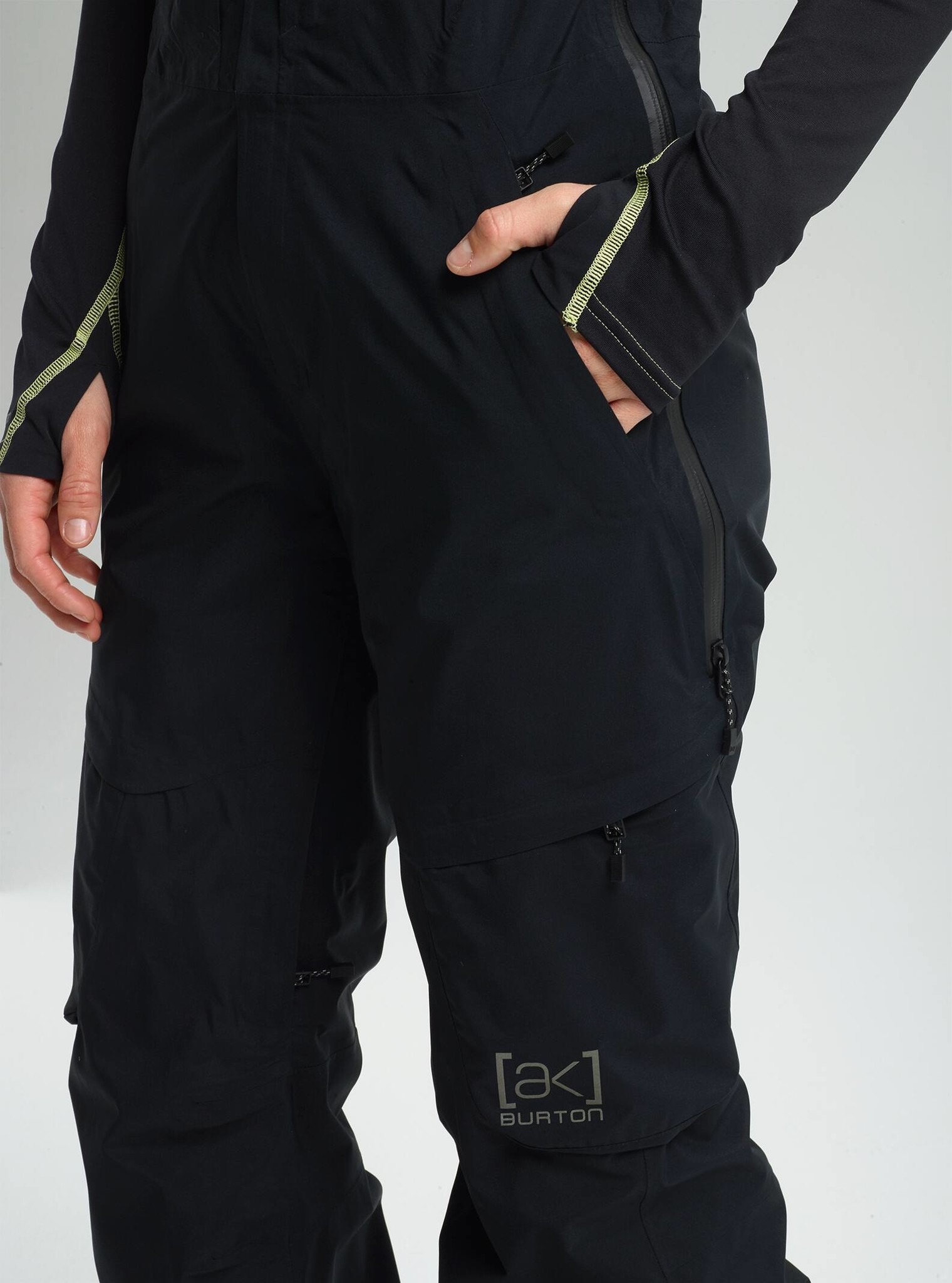 Women's [ak] GORE-TEX 2L Kimmy Bib Pant | True Black - The Choice Shop