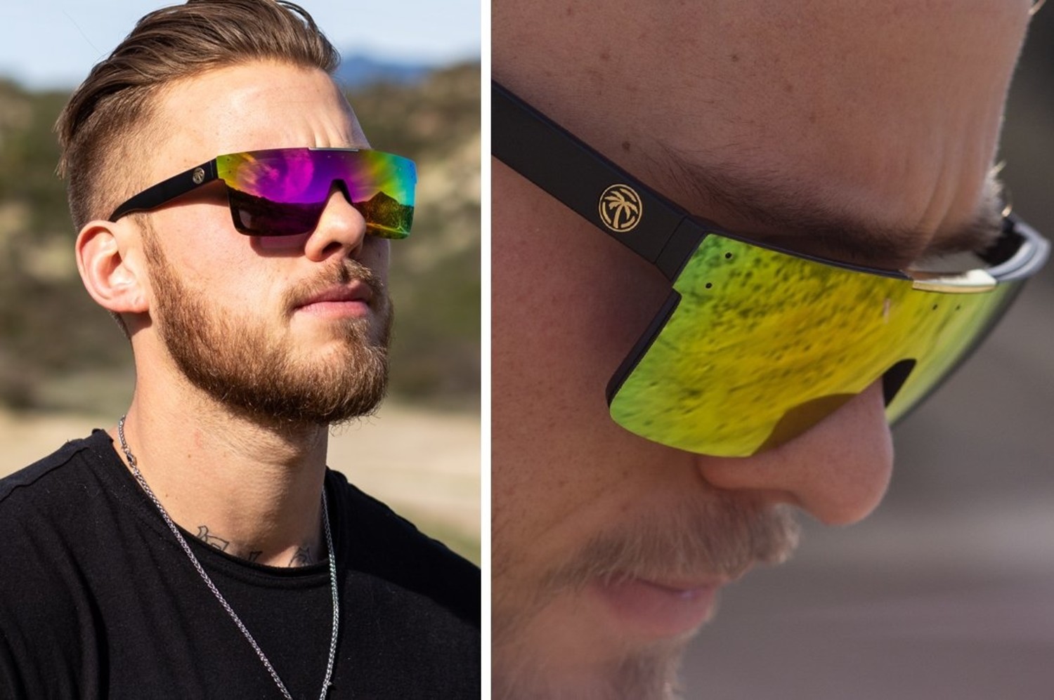 Heat Wave Polarized Sunglasses For Men Designer Style With QUATRO
