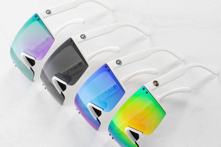 Heat Wave Lazer Face Z87 | White / Black Polarized