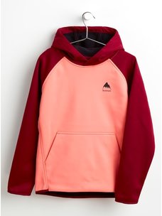 Burton Kids' Crown Weatherproof Pullover Fleece | Mulled Berry and Georgia Peach