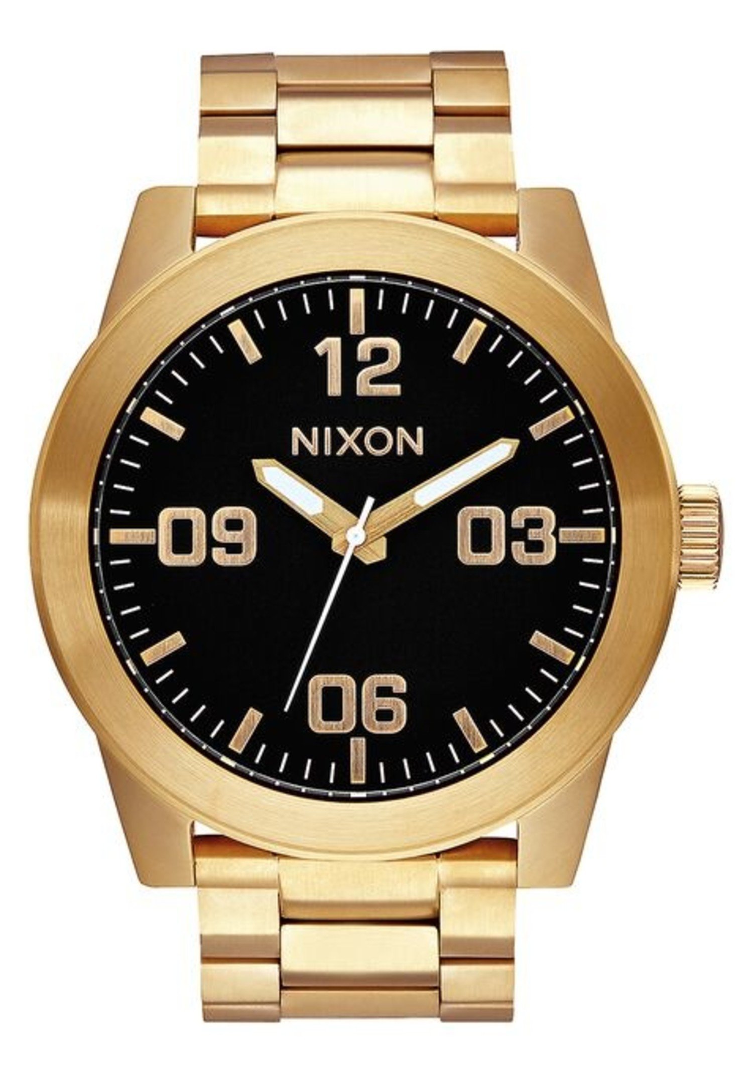 NIXON CORPORAL SS ALL GLD/BLACK - The Choice Shop