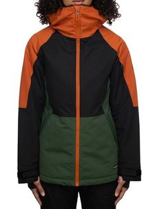 686 Technical Apparel Womens Lightbeam Insulated Jacket | Red Clay Colorblock